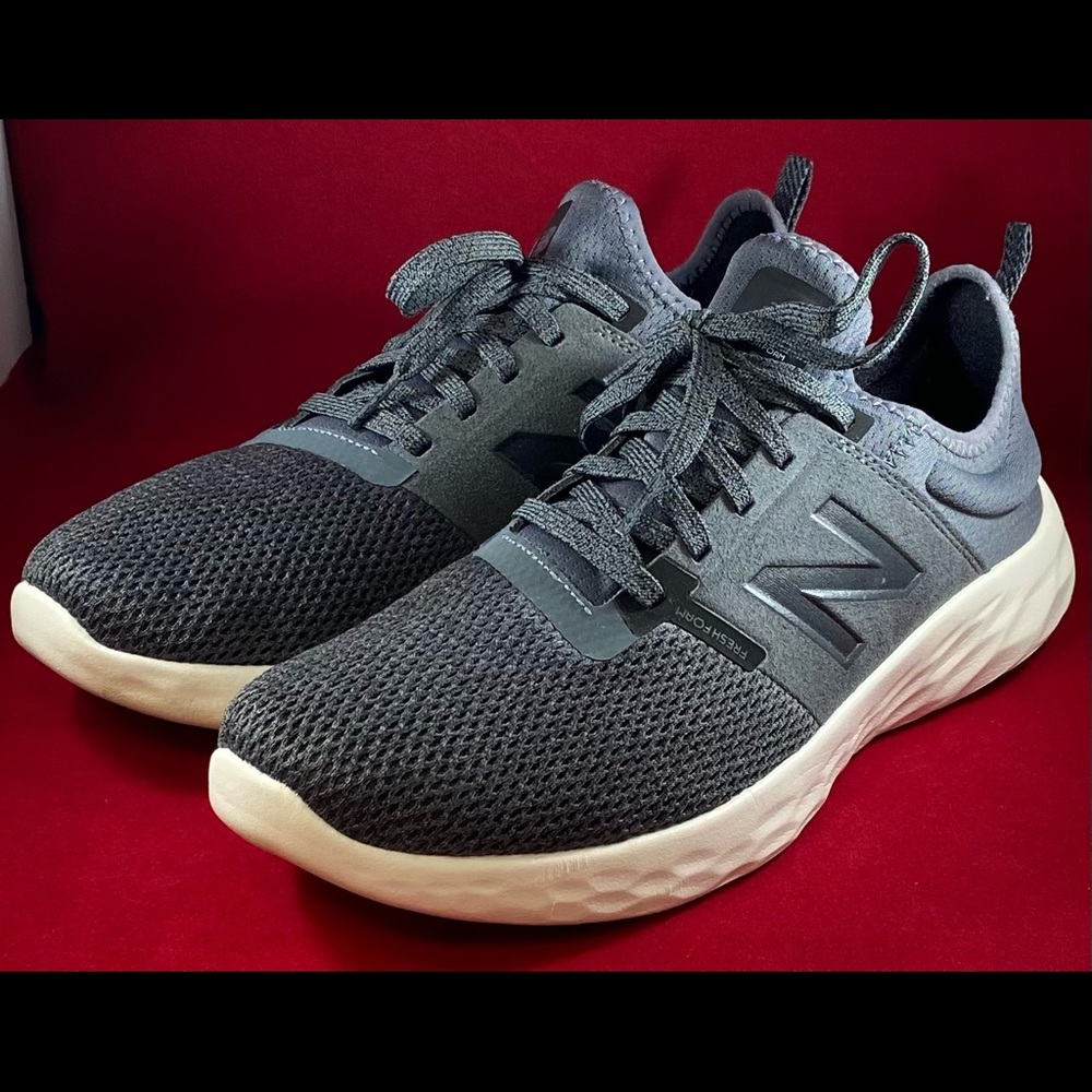 New Balance Fresh Foam Sport V2 Mens Shoes Sneakers Sz 10.5 Gray MSPTMG2 Running